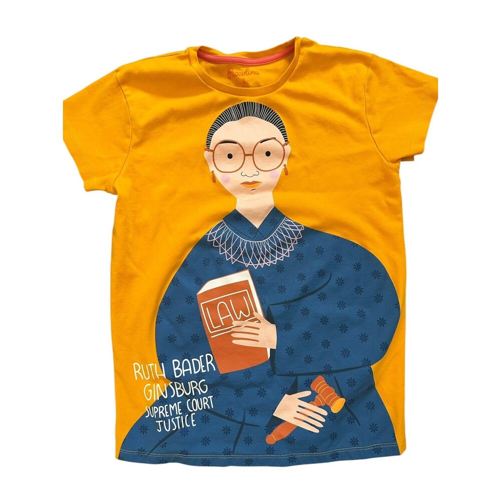 Piccolina Trailblazer Ruth Bader Ginsburg T Shirt Women’s Small RBG Cotton EUC